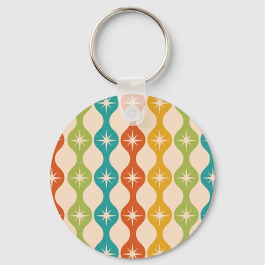 Middelste centraalrek in het ogeenpatroon sleutelhanger (Voorkant)