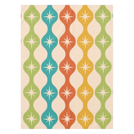 Middelste centraalrek in het ogeenpatroon tafelkleed (Voorkant)