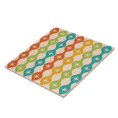 Middelste centraalrek in het ogeenpatroon tegeltje (Zijkant)