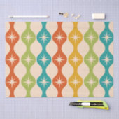 Middelste centraalrek in het ogeenpatroon tissuepapier (Craft)