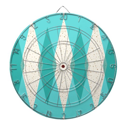 Middelste eeuw Modern Argyle Dart Board Dartbord (Voorkant)