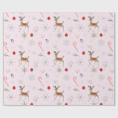 Middelste eeuw Modern | cichorei en schattige vlek Cadeaupapier (Vlak)