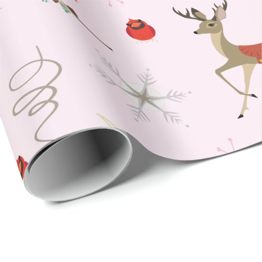 Middelste eeuw Modern | cichorei en schattige vlek Cadeaupapier (Rol Hoek)