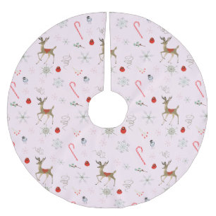 Middelste eeuw Modern cichorei en schattige vlek Kerstboom Rok