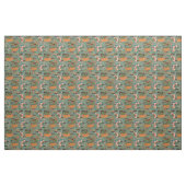 Middelste eeuw Modern | Fifties Style Flowers Stof (Yard (91,4 cm))