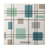 Middelste eeuw Modern Geometric 2 Tegeltje (Voorkant)