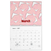 Middelste eeuw Modern Kalender (Mar 2027)