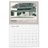 Middelste eeuw Modern Kalender (Jan 2027)