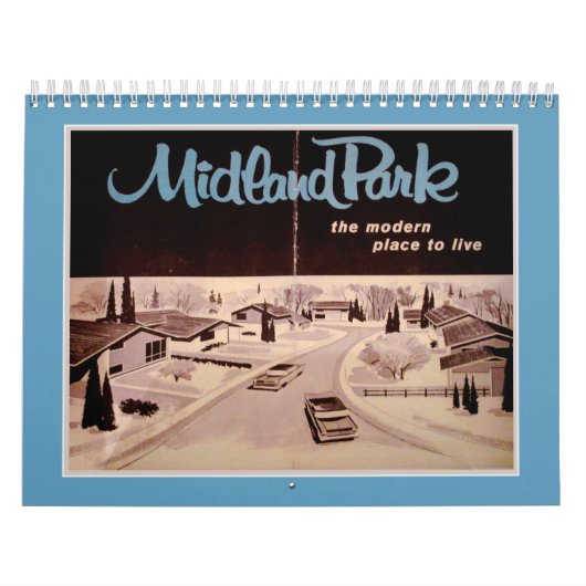 Middelste eeuw Modern Kalender (Hoes)