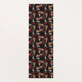 Middelste eeuw Modern | Katoompijlen en -stoten Yogamat (Achterkant)