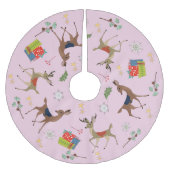 Middelste eeuw Modern | Kerstpresentator Retrororo Kerstboom Rok (Voorkant)