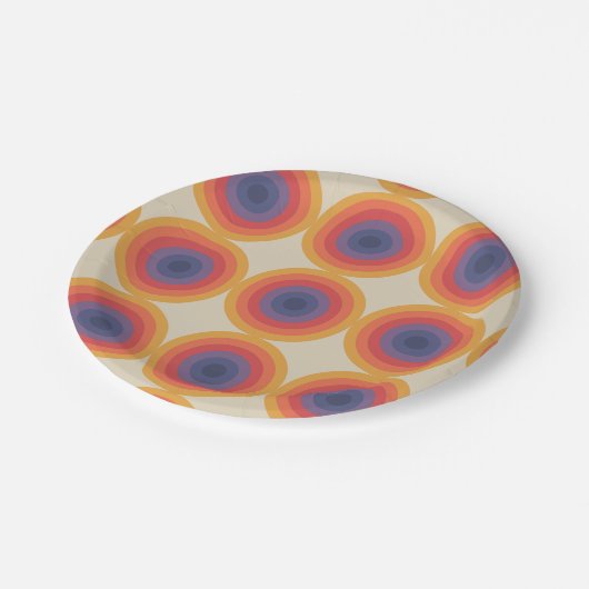 Middelste eeuw Modern Papieren Bordje (Gekanteld)