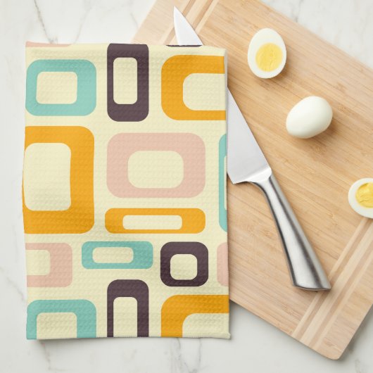 Middelste eeuw Modern Theedoek (Quarter Fold)