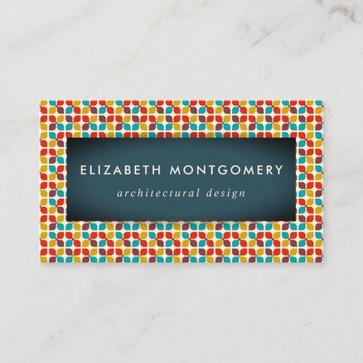 Middelste eeuw Modern Visitekaartje (Voorkant)