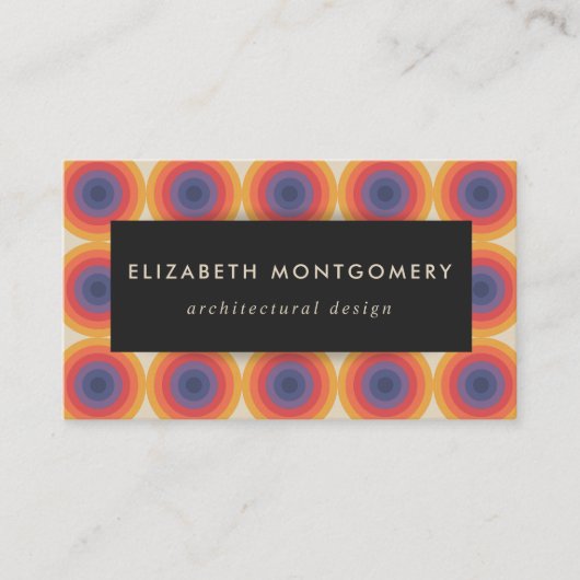 Middelste eeuw Modern Visitekaartje (Voorkant)