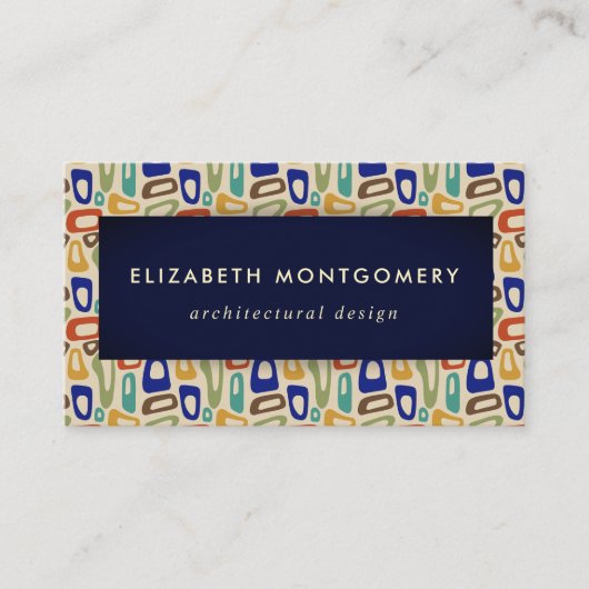 Middelste eeuw Modern Visitekaartje (Voorkant)