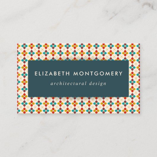 Middelste eeuw Modern Visitekaartje (Voorkant)