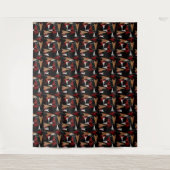 Middelste eeuw Modern | Zwart hout, kunsthout | At Wandkleed (Voorkant)