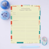 Middelste eeuw Moderne Blauwgroen groene aangepast Flyer (Enkel)