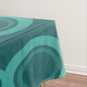 Middelste eeuw Moderne Keten Verbindingen Blauwgro Tafelkleed (Voorbeeld)