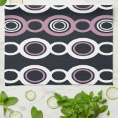 Middelste eeuw Moderne Keten Verbindingen Witte Ma Theedoek (Gevouwen)