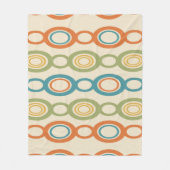 Middelste eeuw Moderne keten verbindt kleurrijk Fleece Deken (Voorkant)