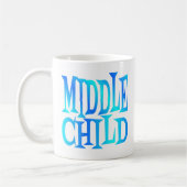 Middelste kind tekst in blauw koffiemok (Links)