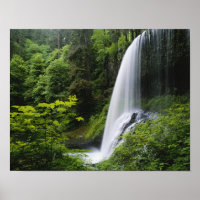 Middelste Noord-waterval, Silver Falls State Park,