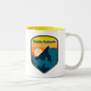 Middelste Palisade California Zonsopgang Tweekleurige Koffiemok