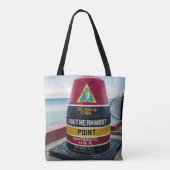 Middelste punt over de Canvas tas (Achterkant)