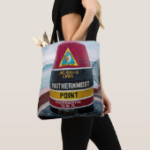 Middelste punt over de Canvas tas (Dichtbij)