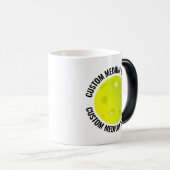 Middelste tekst & Pickleball 325ml Douane Warmteve Magische Mok (Voorkant rechts)