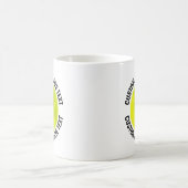 Middelste tekst & Pickleball 325ml Douane Warmteve Magische Mok (Center)