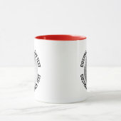 Middelste Tekst RODE Combo 11oz Aangepaste Golf Mok (Midden)