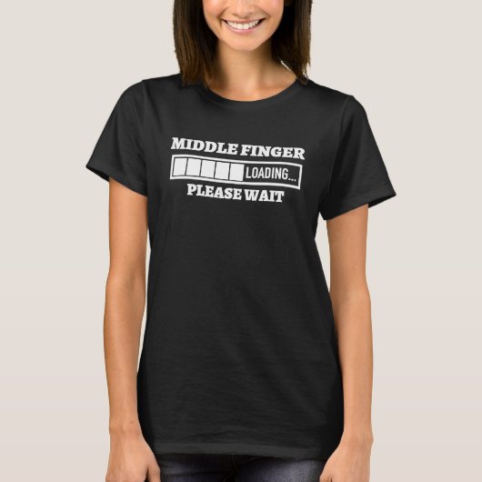 Middelste Vinger T-shirt (Voorkant)