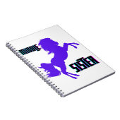 Middelste Zus Paarse Pony Fokkerij Notitieboek (Rechterzijde)