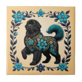 Middeltuin Newfie Tegeltje (Voorkant)