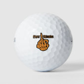 Middelvinger Fake Friends Golfballen (Voorkant)