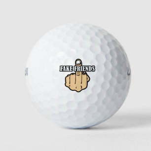 Middelvinger Fake Friends Golfballen