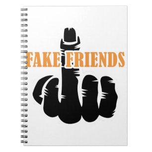 Middelvinger Fake Friends Notitieboek