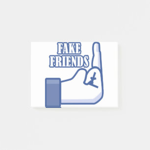 Middelvinger Fake Friends Post-it® Notes