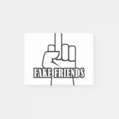 Middelvinger Fake Friends Post-it® Notes (Voorkant)