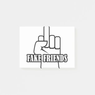 Middelvinger Fake Friends Post-it® Notes