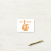 Middelvinger Fake Friends Post-it® Notes (Op bureau)