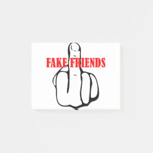 Middelvinger Fake Friends Post-it® Notes