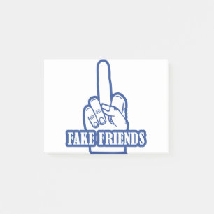 Middelvinger Fake Friends Post-it® Notes