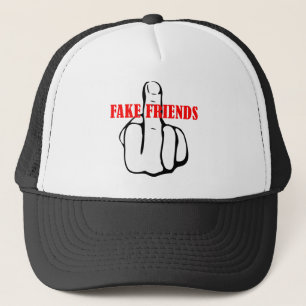 Middelvinger Fake Friends Trucker Pet