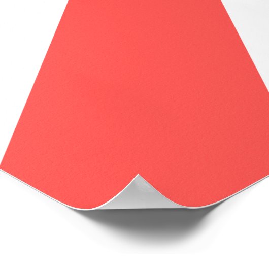 Middelvinger met rode strepen poster (Hoek)