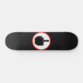 middelvinger persoonlijk skateboard (Horizontaal)