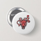 middelvinger uterus beschermroe v. wade ronde button 5,7 cm (Voorkant /achterkant)
